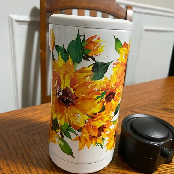 BrüMate White Sunflower Drinkware - Picture 3 of 3